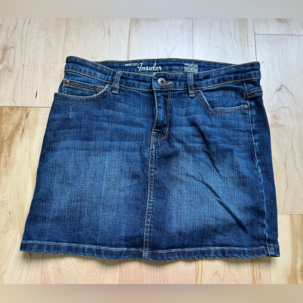 Jeans mini skirt size 4